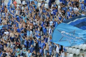 На матче «Ротора» с «Зенитом» за взрыв петарды задержали болельщика