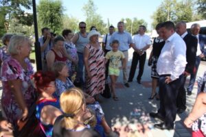 Андрей Бочаров осмотрел объекты благоустройства Урюпинского района