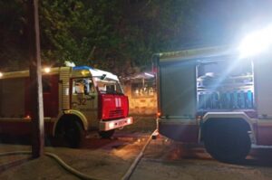 В Волжском ночью загорелась квартира в 5-этажном доме