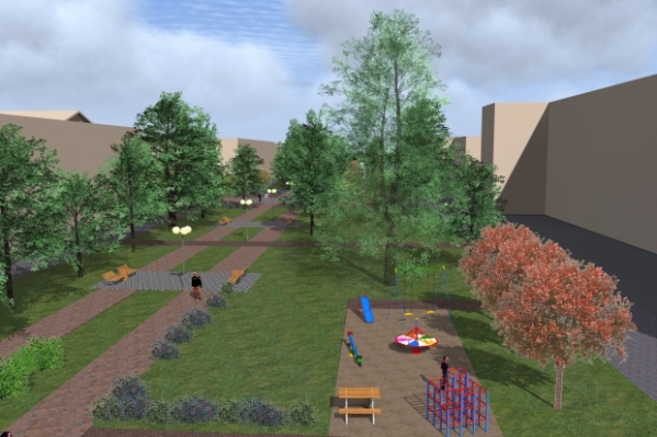 На севере Волгограда появится новый парк с фонтаном