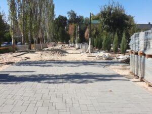 В Волгограде началось благоустройство сквера имени 8 Марта