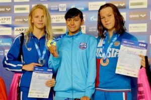 Волгоградка завоевала два «золота» на юниорском первенстве России по плаванию