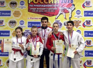 Волгоградцы блеснули на первенстве страны по рукопашному бою