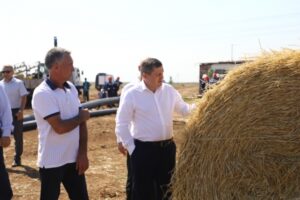 Бочаров проверил реализацию программы мелиорации в Ленинском районе