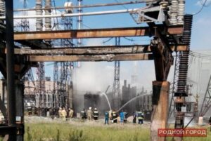 В Волгограде потушен пожар на трансформаторной станции