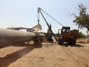 На острове Голодном завершился первый этап обновления канализационного коллектора