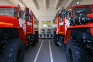 В Волгограде для школьников провели экскурсию по пожарной части