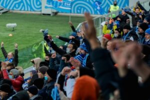 В Волгограде арестовали футбольного фаната за поджог фаера