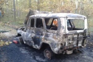 23-летний «УАЗ» сгорел из-за короткого замыкания под Волгоградом