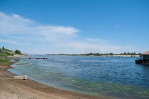 Затонувший в Волге дебаркадер нанес многомиллионный урон природе