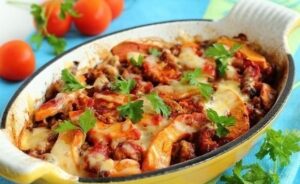 Всего 100 ккал на 100 грамм: тыквенная ПП – запеканка с фаршем