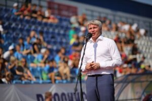 В Волгограде финал турнира «Кожаный мяч» открыл Павел Колобков