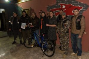 «Ночные волки» подарили юному волгоградцу велосипед