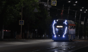 В Волгограде проходят обкатку новые трамваи модели «Львенок»