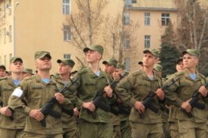 Волгоградские военные готовятся к параду Победы