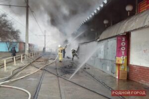 На рынке Волгограда из-за пожара погибла 52-летняя продавщица