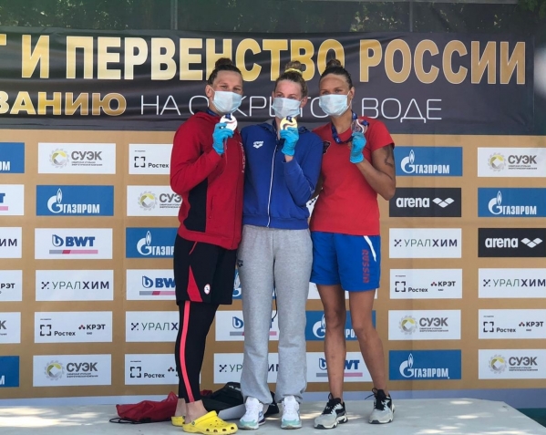 Волгоградка стала чемпионкой России по плаванию на открытой воде