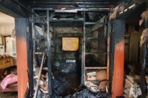 В Волгоградской области из-за неисправной проводки загорелась летняя кухня