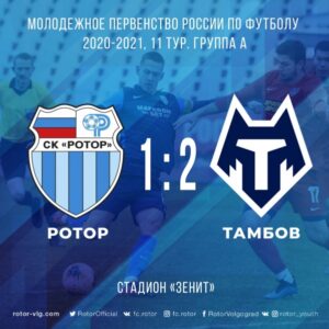 Дублеры волгоградского «Ротора» проиграли резервистам «Тамбова»