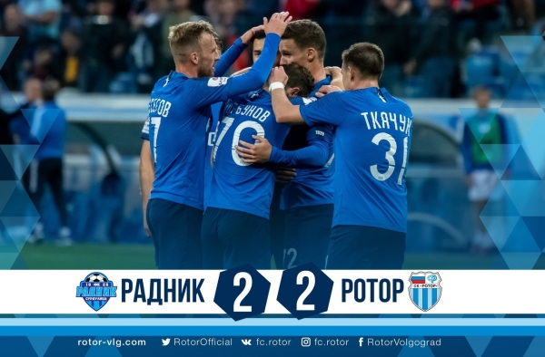 Волгоградский «Ротор» сыграл вничью на сборе в Турции