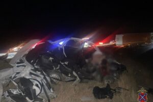 В Волгоградской области водитель разбился насмерть при столкновении с фурой