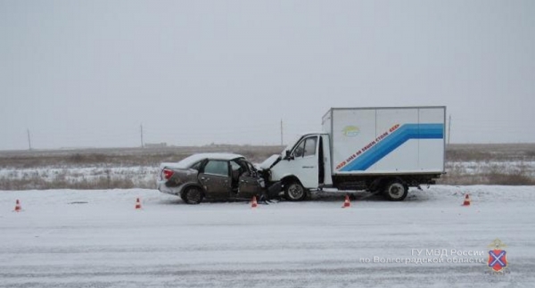 Водитель ВАЗа погиб, столкнувшись под Волгоградом с Kia