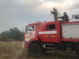 Природный пожар на площади 330 га в Волгоградской области локализован