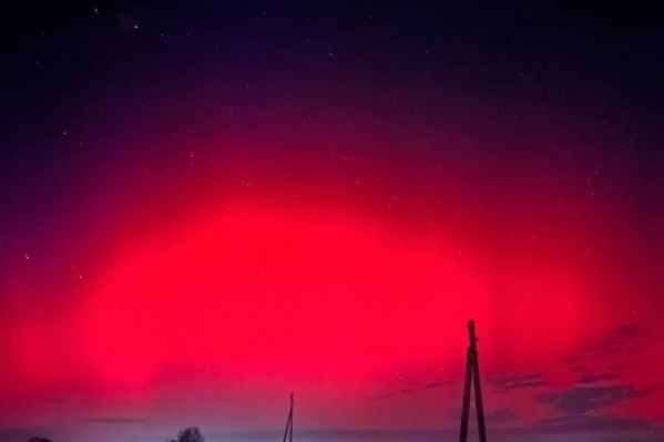 Жители Волгоградской области обсуждают северное сияние