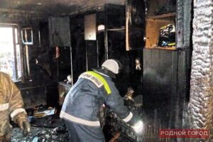 На севере Волгограда при пожаре погиб неизвестный