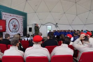 В «Орленке» в Волгоградской области соревнуются 100 юных патриотов