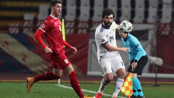 Сборная России по футболу крупно проиграла в Белграде