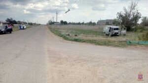 Под Волгоградом опрокинулась скорая, два человека пострадали