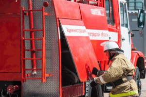 Горящую под Волгоградом «газель» потушили за 15 минут