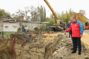 В Волгограде завершены ремонтные работы на первой ветке коллектора