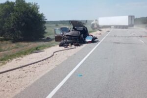 В Волгоградской области в ДТП с фурой погиб водитель иномарки