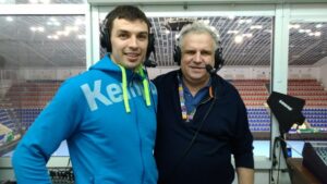 Волгоградский гандболист выступил в роли комментатора