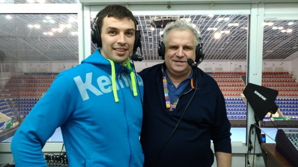 Волгоградский гандболист выступил в роли комментатора