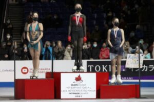 Российские фигуристки заняли весь пьедестал на этапе Гран-при
