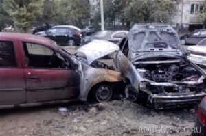 За ночь в Волгограде горели 6 автомобилей