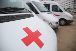 В Волгограде грузовой КамАЗ протаранил «Ладу»