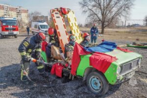 В Волгоградской области прошли соревнования спасателей