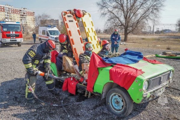 В Волгоградской области прошли соревнования спасателей