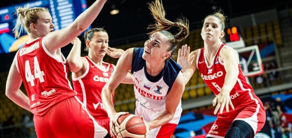 Российские баскетболистки обыграли сборную Чехии