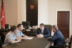 В Волгограде Андрей Бочаров встретился с руководством УФСИН