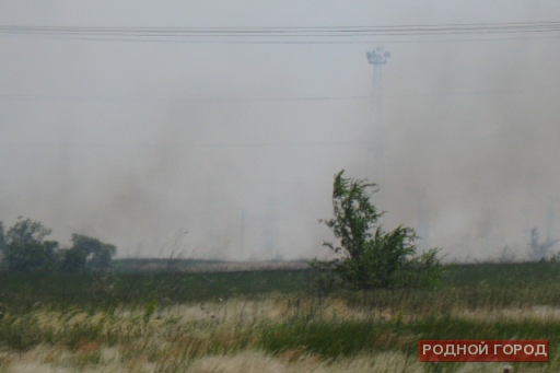 В Волгограде ликвидировали два значительных возгорания растительности