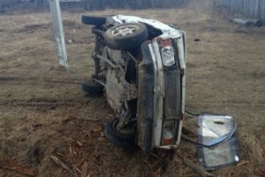 В Волгоградской области перевернулись “Жигули” с пьяным водителем за рулем