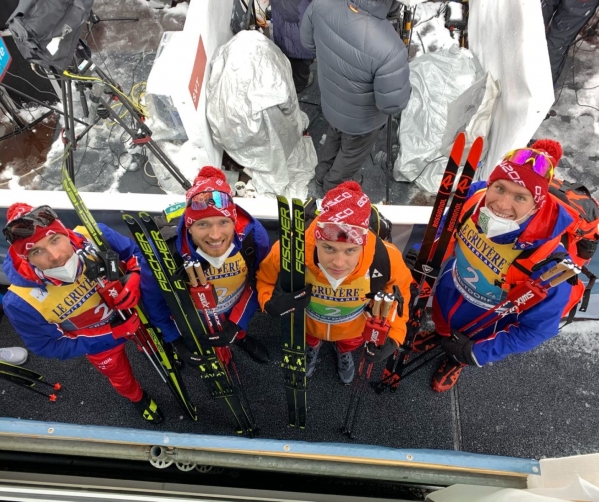 Российские лыжники стали вторыми в эстафете на чемпионате мира
