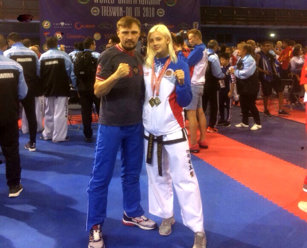 Волгоградская тхэквондистка выиграла две медали юниорского первенства мира