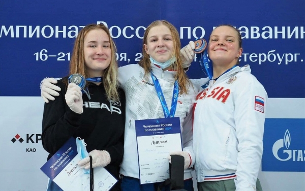 Волгоградцы стали призерами чемпионата России по плаванию