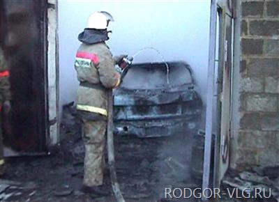 В Волгограде 2 рабочих пострадали при пожаре в автомастерской